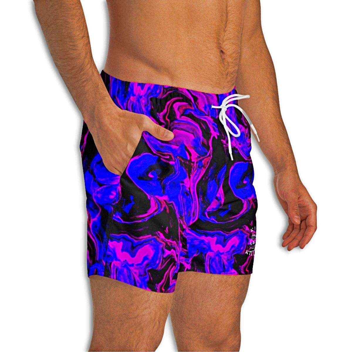 2 in 1 Gym Shorts Double-Layer Athletic Nylon Shorts