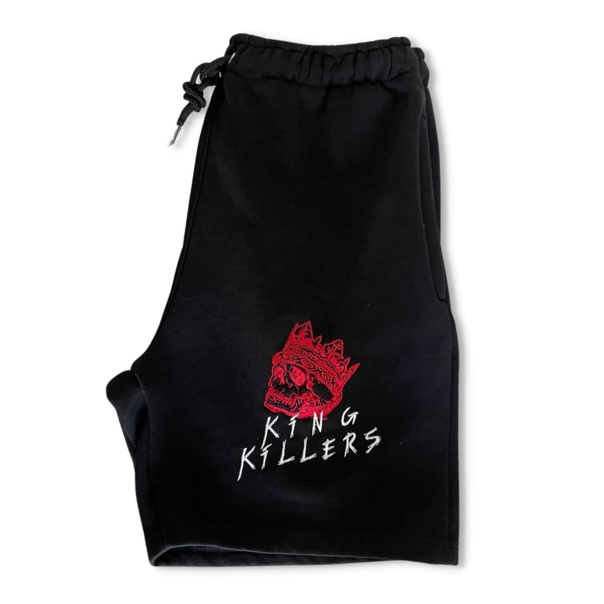 King Killers Apparel Women's Black & Purple Galaxy High-Waisted Shorts M