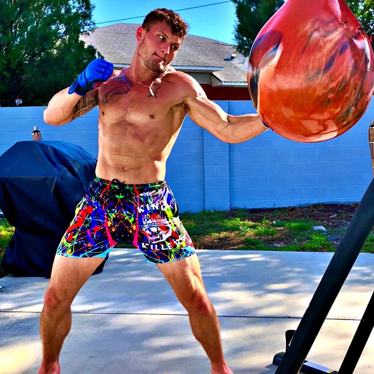 Neon Paint Splatter Mesh Shorts For Men | King Killers