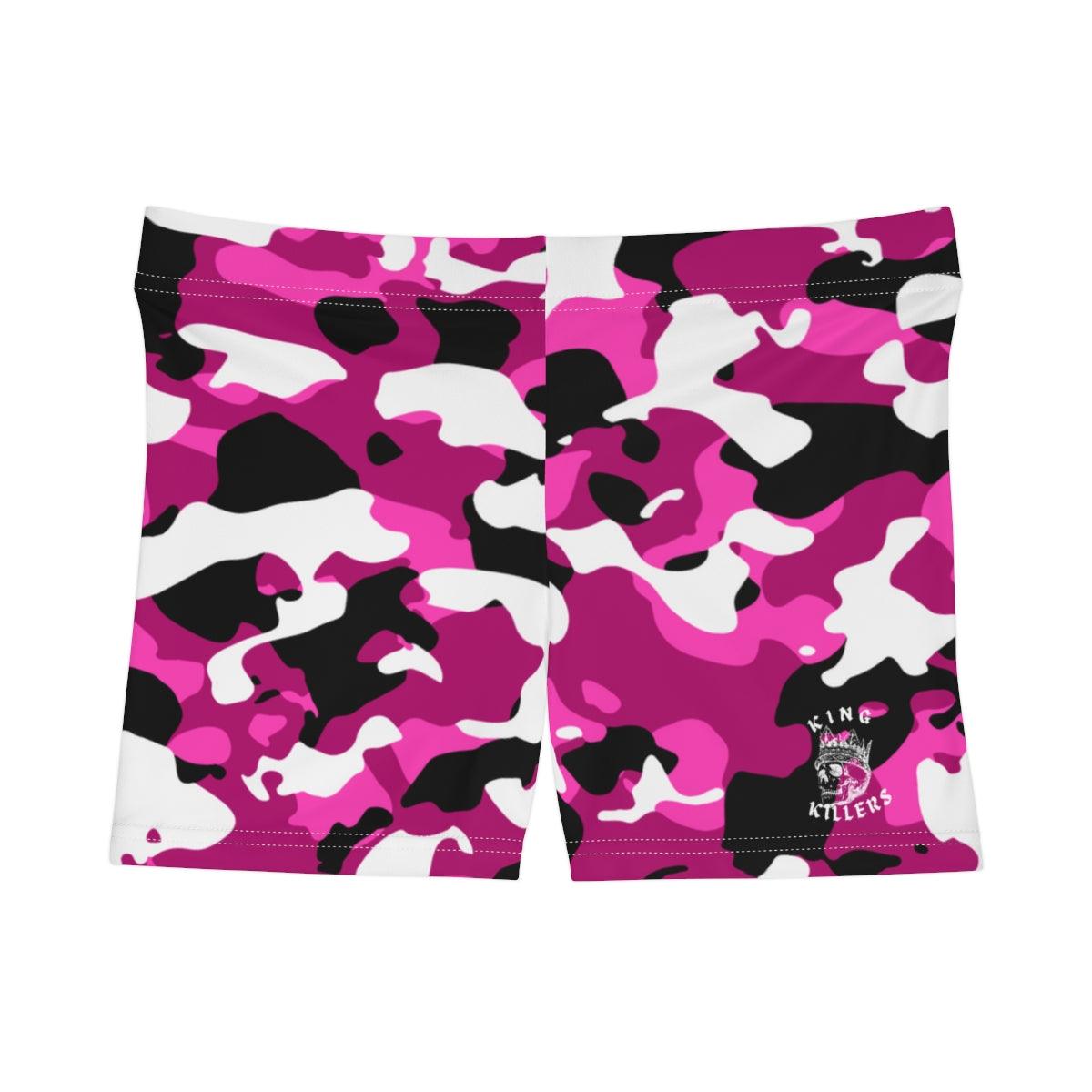 Pink Camo High Waisted Shorts - King KIllers Apparel– King Killers