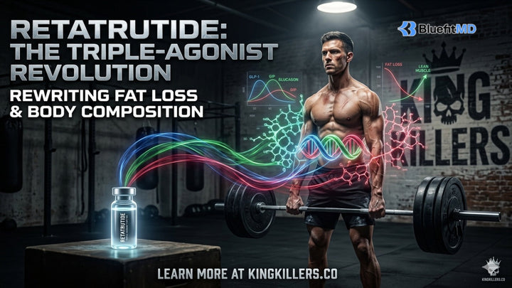 Retatrutide is a fat loss and body recomposition peptide used by fitness professionals 