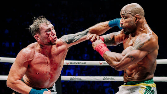 Darren Till and Yoel Romero trade punches in the BKFC 94 main event at the AO Arena, Manchester