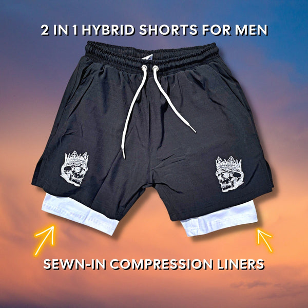 2 IN 1 SHORTS - Combat Sports Apparel