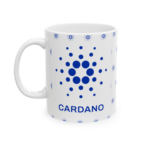 Cardano Ceramic Mug | Crypto Lover Gift | 11oz & 15oz Coffee Cup