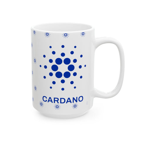 Cardano Ceramic Mug | Crypto Lover Gift | 11oz & 15oz Coffee Cup