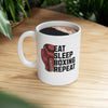 Eat Sleep Boxing Repeat 11oz Ceramic Coffee Mug