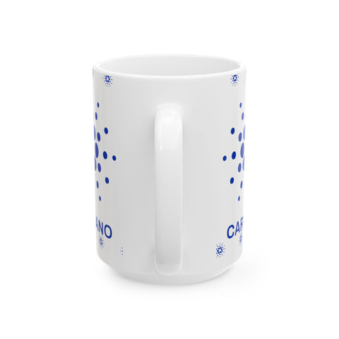 Cardano Ceramic Mug | Crypto Lover Gift | 11oz & 15oz Coffee Cup