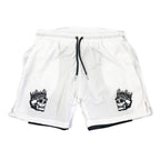 2 in 1 Gym Shorts Double-Layer Athletic Nylon Shorts