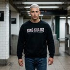 King Killers Crewneck Sweatshirt — Vintage Gothic Logo Pullover