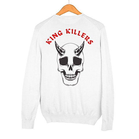 3 WISE MONKEYS Graphic Crewneck Sweatshirt - King Killers