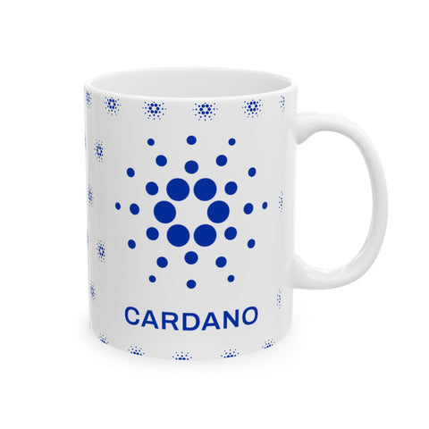 Cardano Ceramic Mug | Crypto Lover Gift | 11oz & 15oz Coffee Cup
