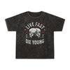 Live Fast Die Young Mineral Wash T Shirt - King Killers Apparel