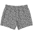Zebra Stripe Swim Trunks Men