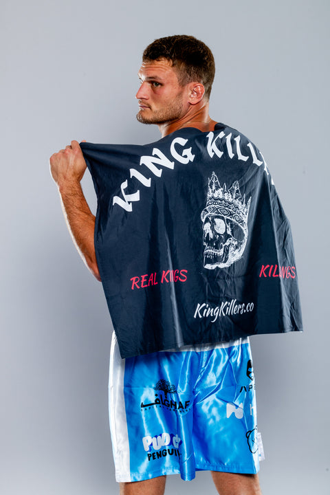 Real Kings Kill Kings Black Wall Flag