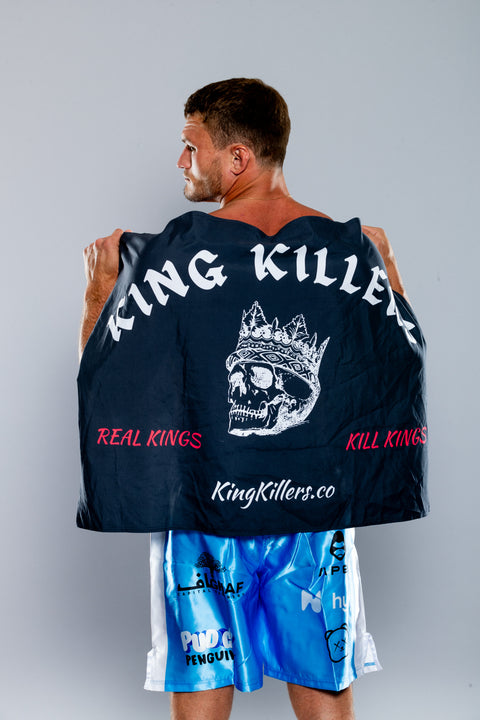 Real Kings Kill Kings Black Wall Flag