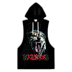 Athletic Drop Armhole Sleeveless Hoodie - Killer Kat