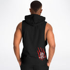 Athletic Drop Armhole Sleeveless Hoodie - Killer Kat
