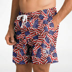 American Flag Athletic Shorts