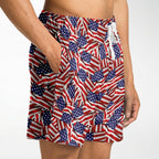 American Flag Athletic Shorts