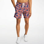 American Flag Athletic Shorts