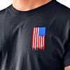American Flag T-Shirt, Unisex Short Sleeve Minimalist Tee For Patriotic Americans - King Killers