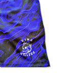Black & Blue Mesh Gym Shorts