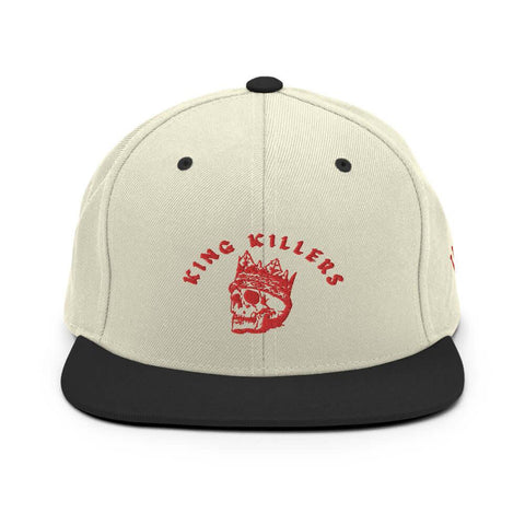 Blood Red King Killers Unisex Snapback Hat, Color: Natural/ Black - King Killers