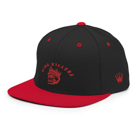 Blood Red King Killers Unisex Snapback Hat, Color: Black/ Red - King Killers