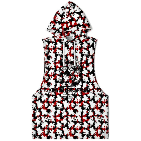 Athletic Drop Armhole Sleeveless Hoodie - Bloodsport