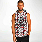 Athletic Drop Armhole Sleeveless Hoodie - Bloodsport