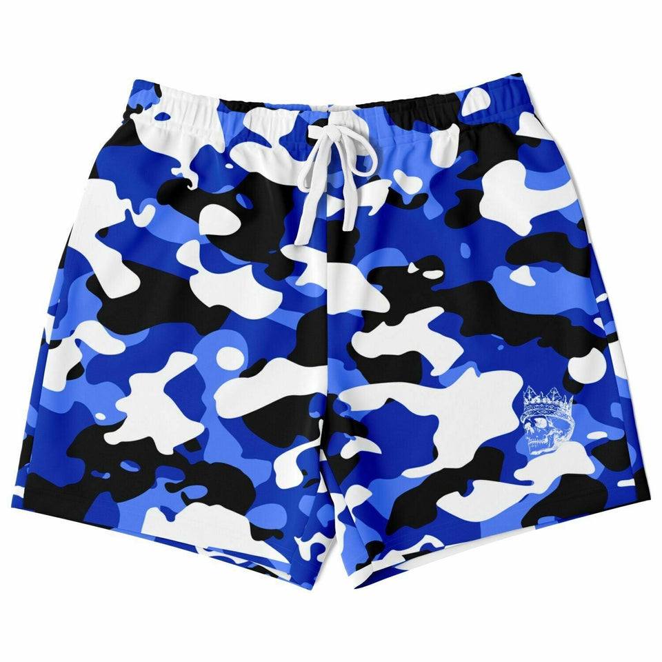 Blue Camo Athletic Shorts - King Killers