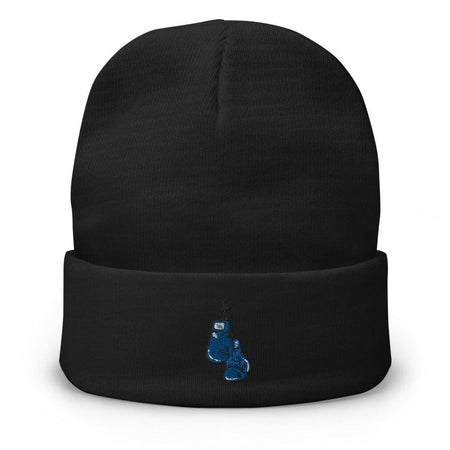 Blue Corner Embroidered Beanie