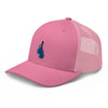 Blue Corner Retro Trucker Hat, Color: Pink - King Killers