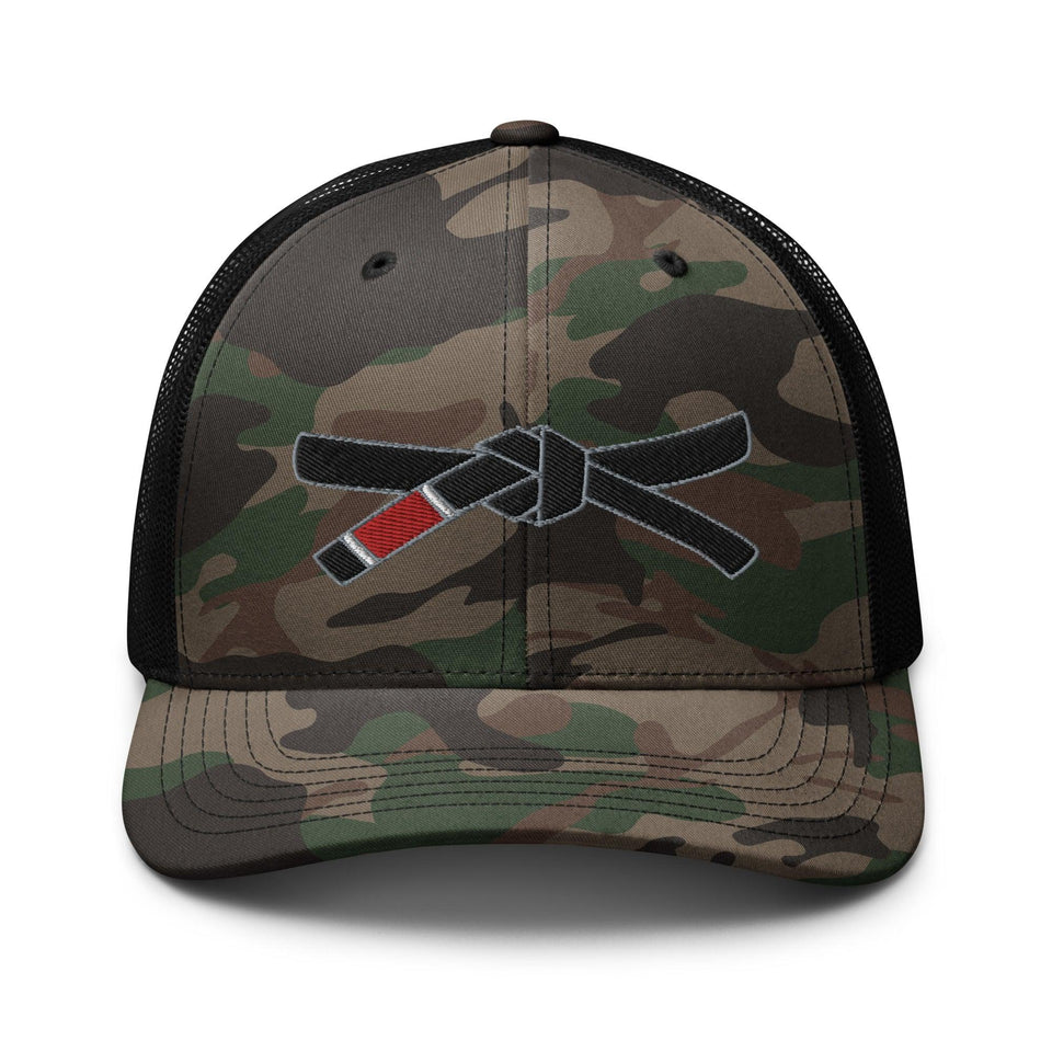 Jiu Jitsu Black Belt Camouflage Trucker Hat - King Killers