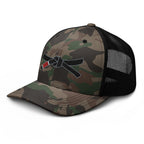 Jiu Jitsu Black Belt Camouflage Trucker Hat