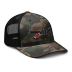 Jiu Jitsu Black Belt Camouflage Trucker Hat