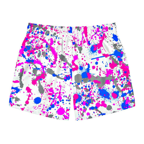 Cotton Candy Paint Splatter Swim Trunks - King Killers