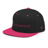 DOMINANCE Embroidered Snapback Hat, Black/ Neon Pink - King Killers