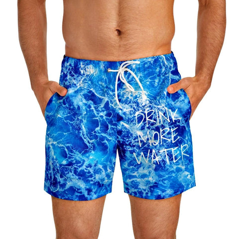 Drink More Water Men's Swim Trunks - King Killers