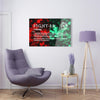 FIGHTER Red & Green Grunge Acrylic Wall Art - King Killers