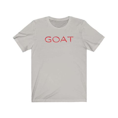 "GOAT" - Unisex Jersey Short Sleeve Tee, Color: Silver - King Killers