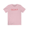 "GOAT" - Unisex Jersey Short Sleeve Tee, Color: Pink - King Killers