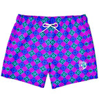 Geometric Short Swim Trunks Men