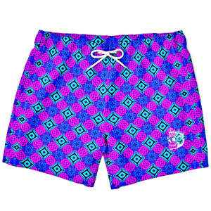 Geometric Short Swim Trunks Men - King Killers
