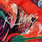 Graffiti Print Mesh Shorts