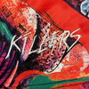 Graffiti Print Mesh Shorts Left Leg Embroidery Reads "KILLERS" - King Killers Apparel