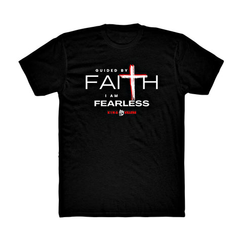 Guided By Faith I Am Fearless Unisex Cotton Tee