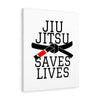 Jiu Jitsu Saves Lives Canvas Wall Art - King Killers