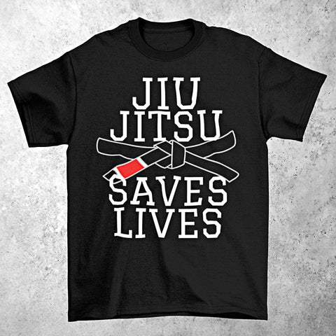 Jiu Jitsu Saves Lives Graphic Tee - King Killers