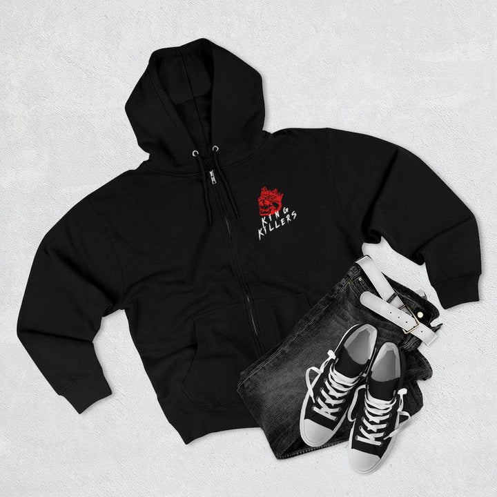 Kill Or Be Killed Premium Full Zip Hoodie - King Killers